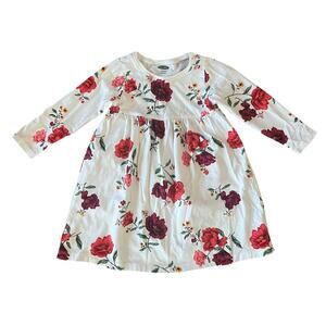 ❤️ 3/$25 Old Navy Floral Long Sleeve Tiered Dress NWOT | 18-24 Months